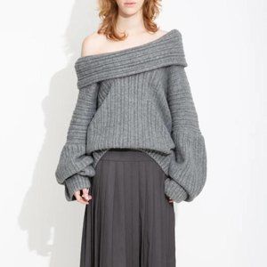 SHOP-PECHE oversized off-the-shoulder ZUKO sweater